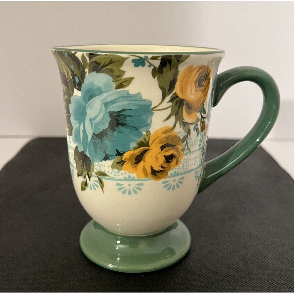 Pioneer‎ Woman Rose Shadow 18-Ounce Stoneware Latte MUG Replacement